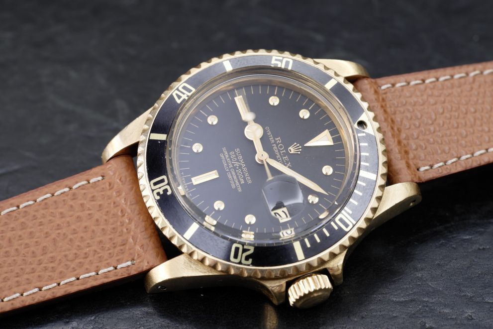 Rolex Submariner Date Yellow gold top condition 1977 mk3 bezel