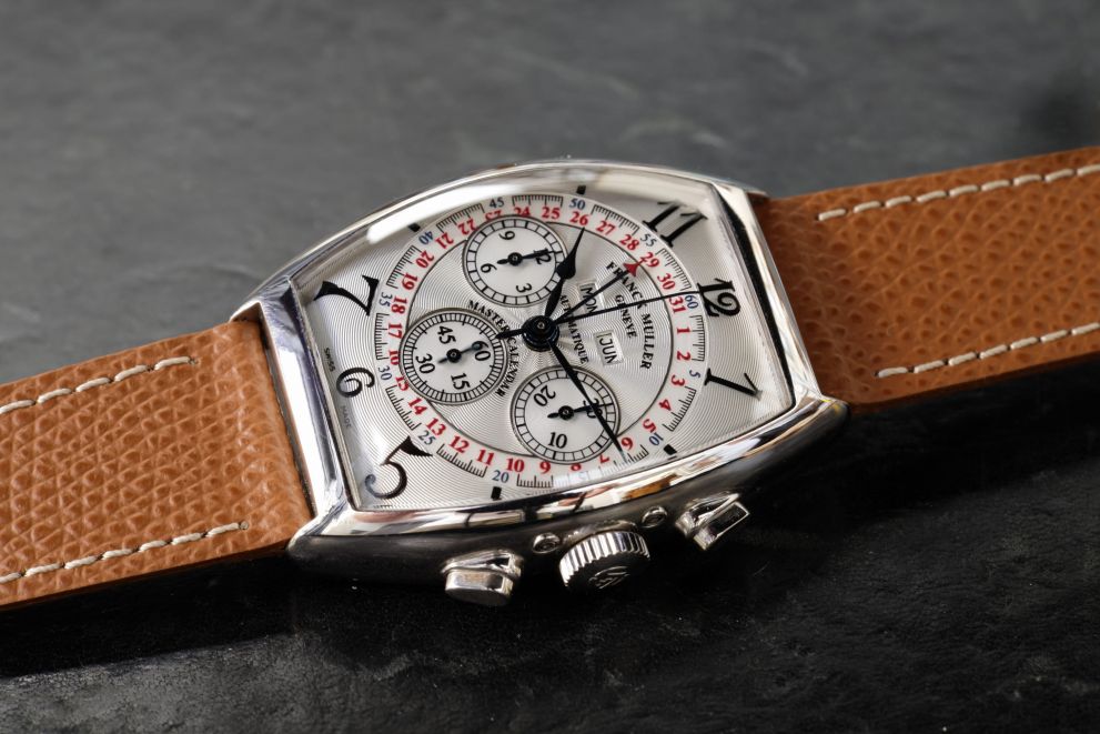 Franck Muller Master Calendar Perpetual Magnum Chrono White Gold Full set