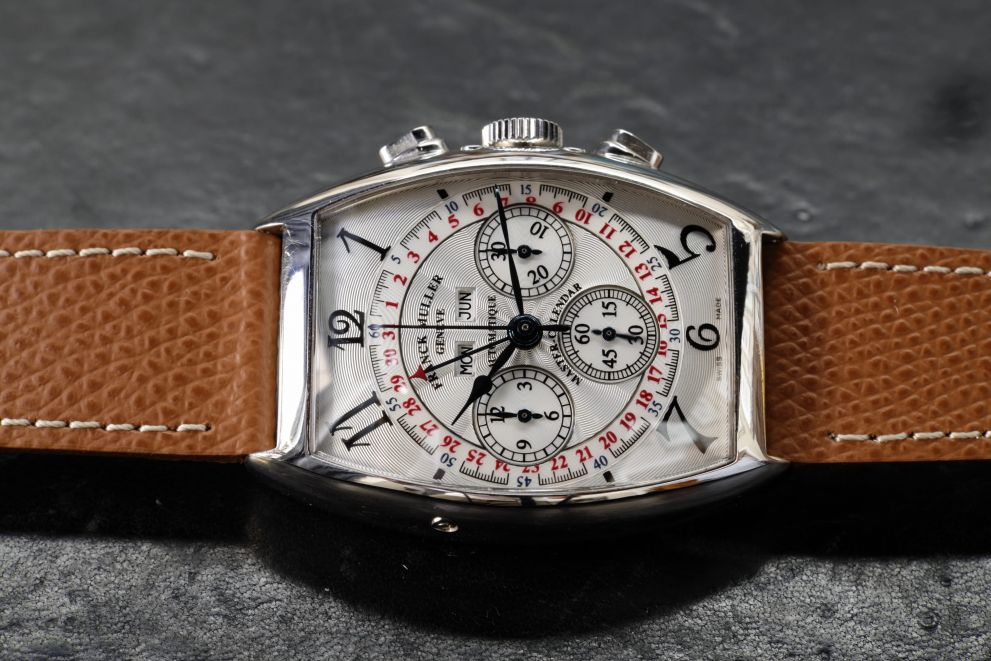 Franck Muller Master Calendar Perpetual Magnum Chrono White Gold Full set