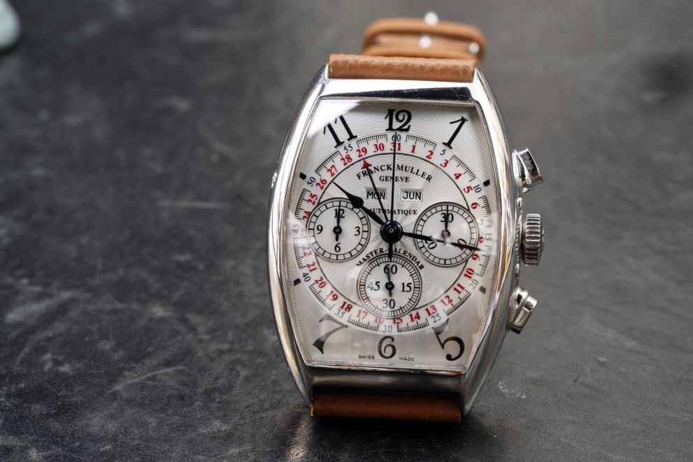 Franck Muller Master Calendar Perpetual Magnum Chrono White Gold Full set