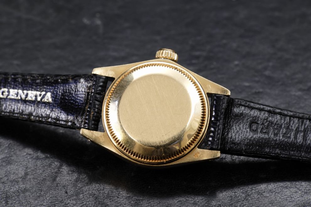 Rolex Lady Datejust Onyx original stone dial - yellow gold - RARE