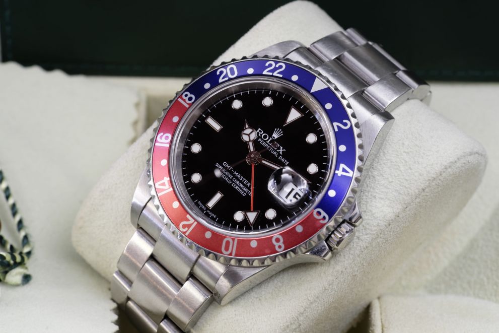 Rolex Gmt-Master II 16710BLRO Italy 2008 Pepsi 3186 Card Full set
