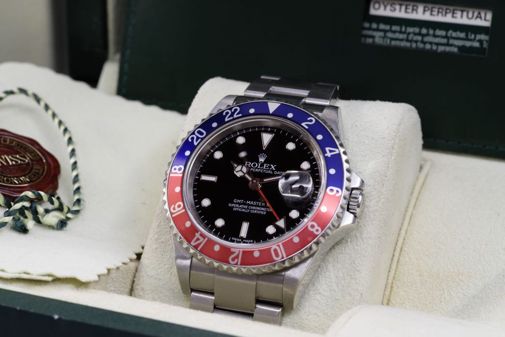 Rolex Gmt-Master II 16710BLRO Italy 2008 Pepsi 3186 Card Full set