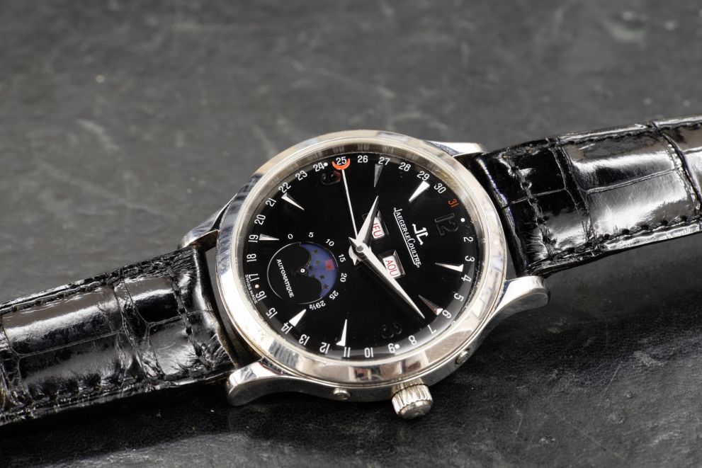 Jaeger-LeCoultre Calendar Moon Phases Black Glossy dial
