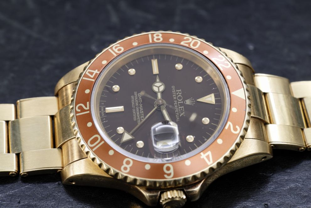 Rolex Gmt-Master Ref. 16758 "Tiger Eye" Unpolished Full Links