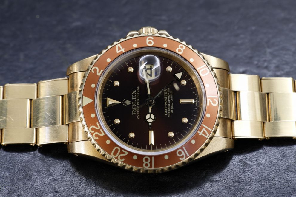 Rolex Gmt-Master Ref. 16758 "Tiger Eye" Unpolished Full Links