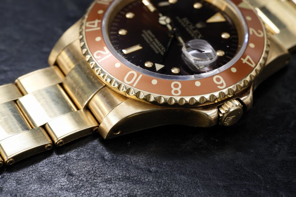 Rolex Gmt-Master Ref. 16758 "Tiger Eye" Unpolished Full Links