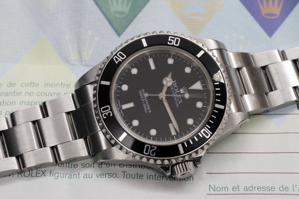 Rolex Submariner NO date Ref. 14060M F serie with papers & TAG