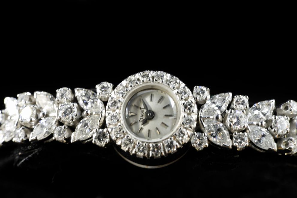 Piaget Lady white gold 18kt diamonds vintage
