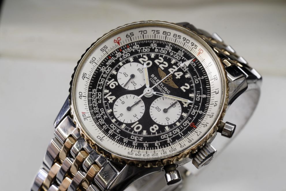 Breitling Navitimer Cosmonaute Steel & Gold Full set