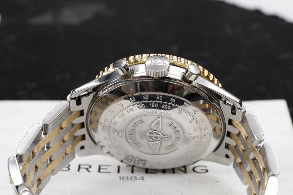 Breitling Navitimer Cosmonaute Steel & Gold Full set