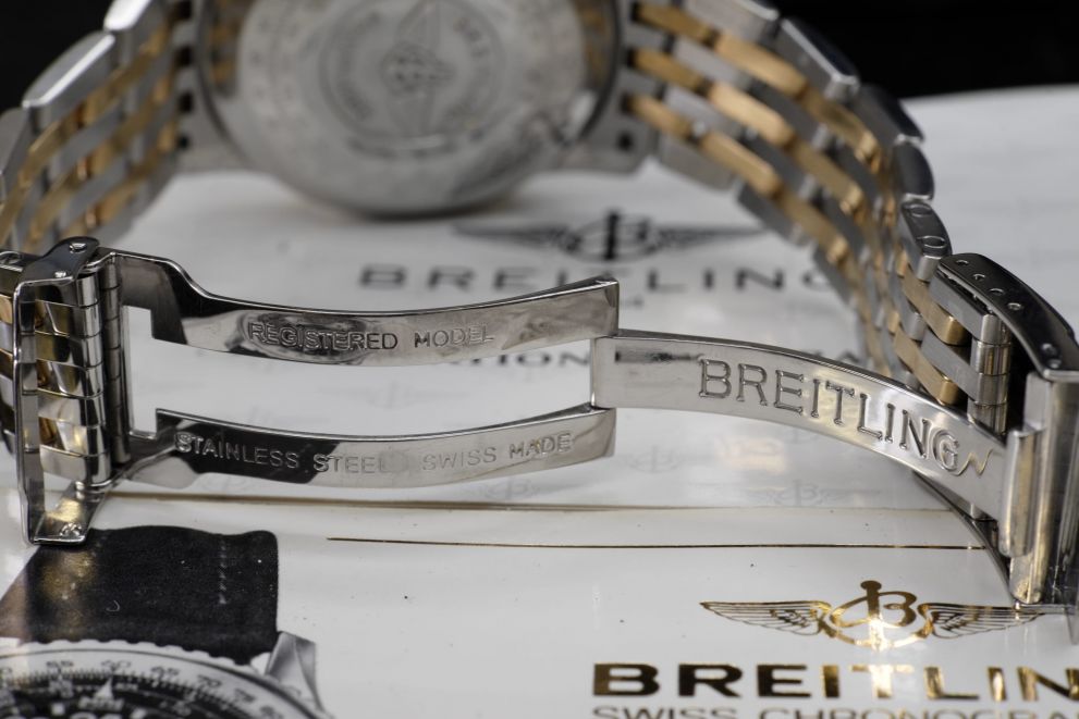 Breitling Navitimer Cosmonaute Steel & Gold Full set