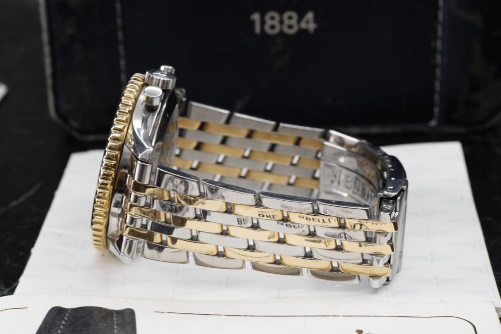 Breitling Navitimer Cosmonaute Steel & Gold Full set