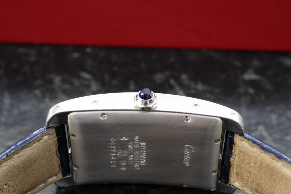 Cartier Tank Americaine Ref. 1741 White Gold 18kt