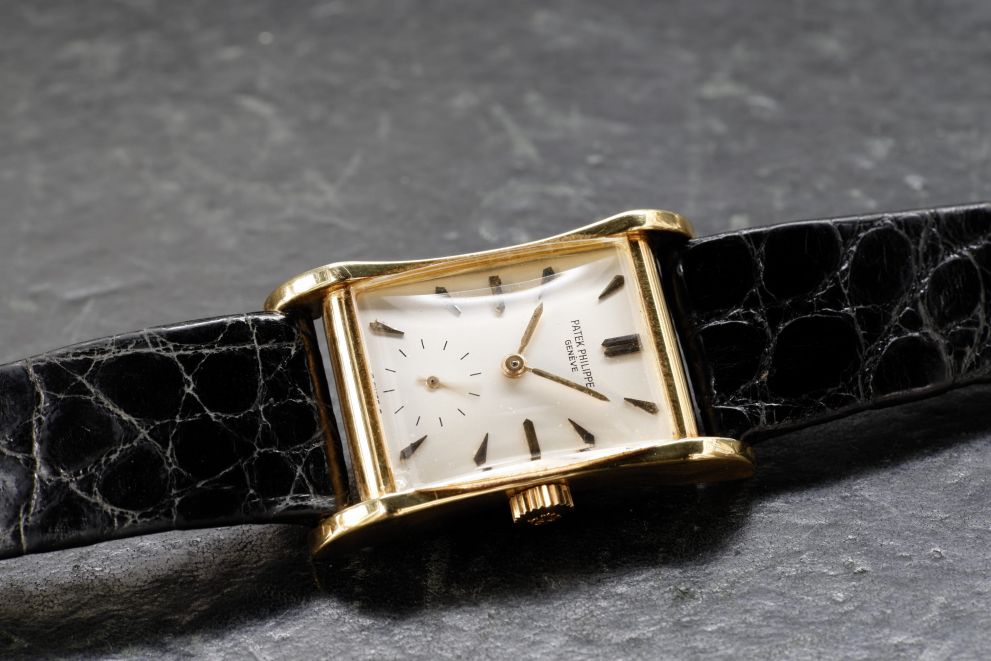 Patek Philippe HOUR GLASS Ref. 2456 Yellow Gold