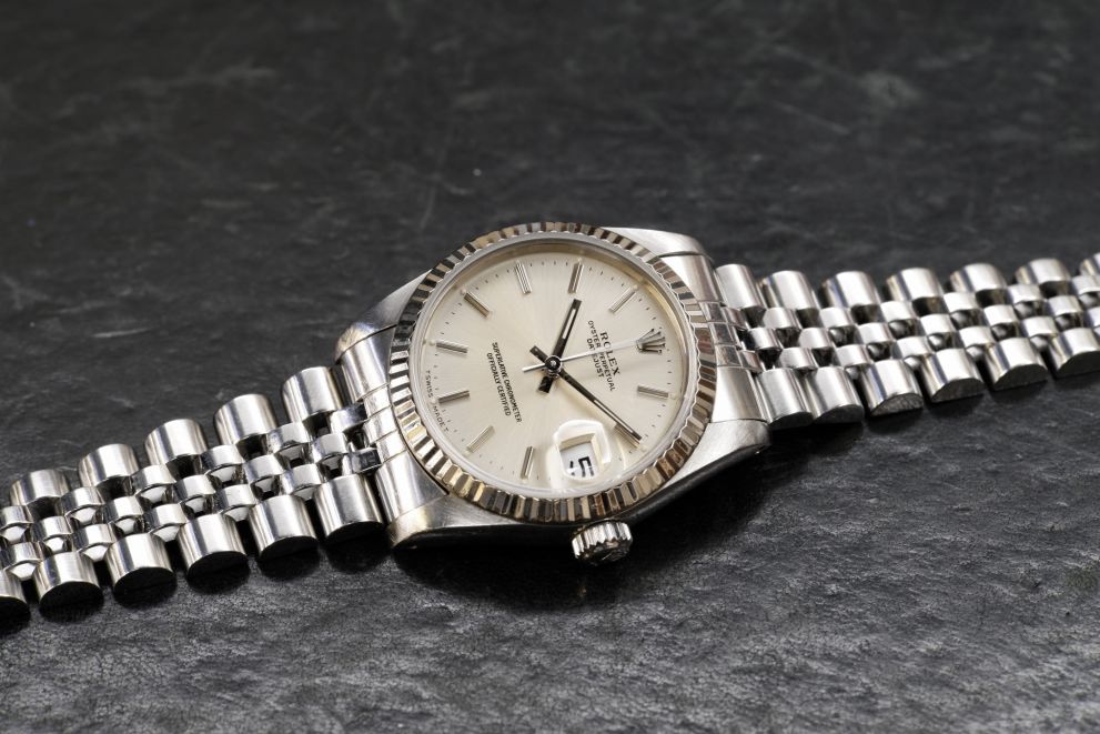 Rolex Datejust 31 Ref. 68274 Medium White Gold bezel