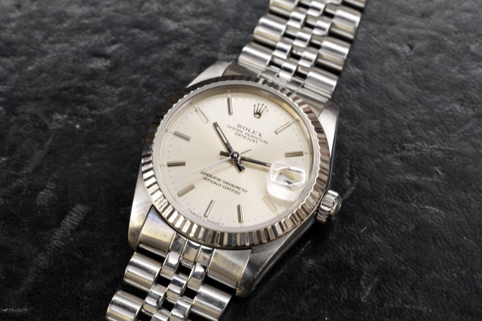 Rolex Datejust 31 Ref. 68274 Medium White Gold bezel