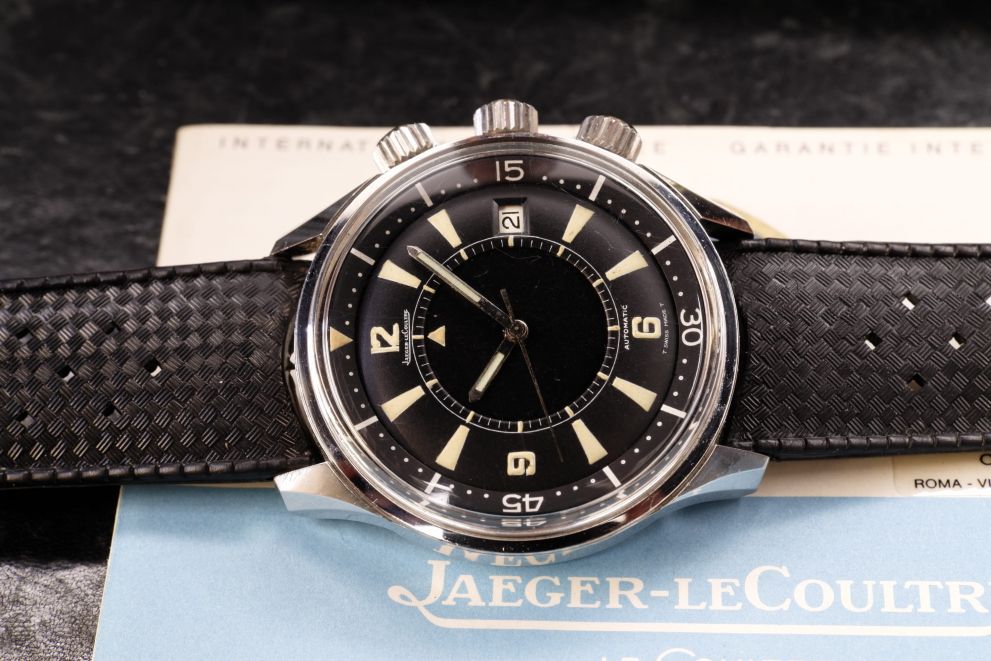 Jaeger-LeCoultre Polaris E859 Vintage Diver Alarm - Full set b/p