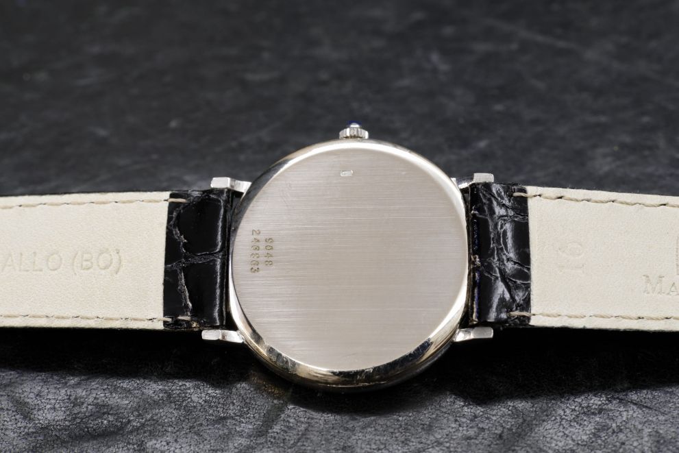 Piaget Classique Ref. 9048 White gold 18kt Acier soleil dial