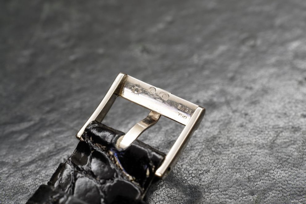Piaget Classique Ref. 9048 White gold 18kt Acier soleil dial