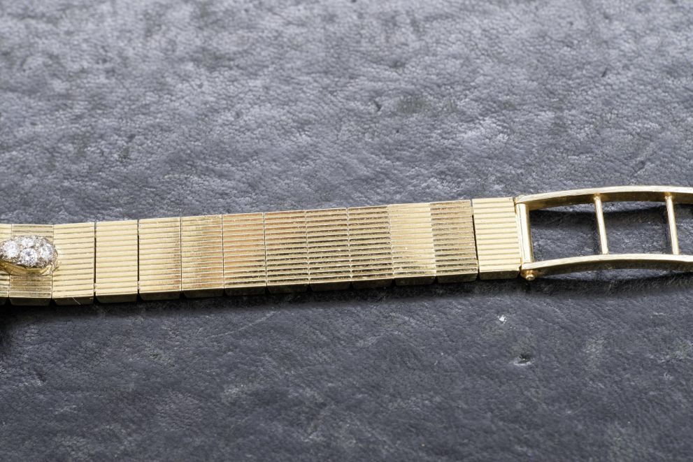 Rolex Precision Lady Orchid Diamonds basculante Super Rare Yellow Gold