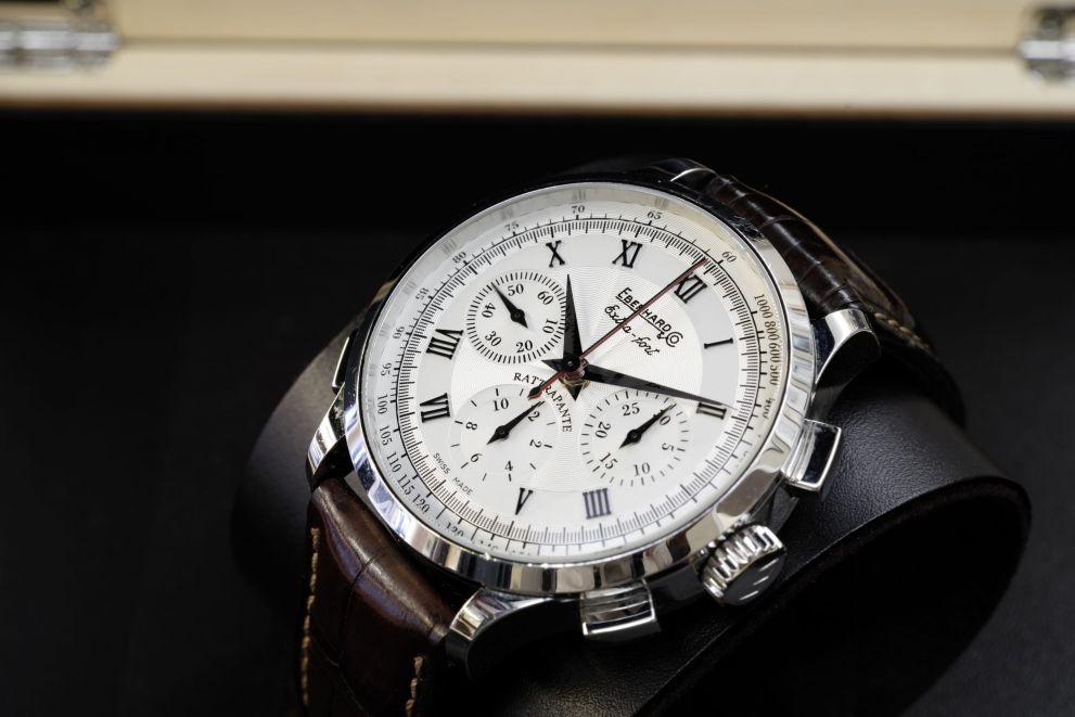 Eberhard & Co. Extra-fort Rattrapante chronograph limited edition full set b/p
