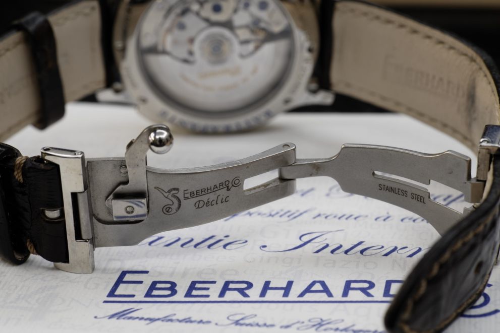 Eberhard & Co. Extra-fort Rattrapante chronograph limited edition full set b/p