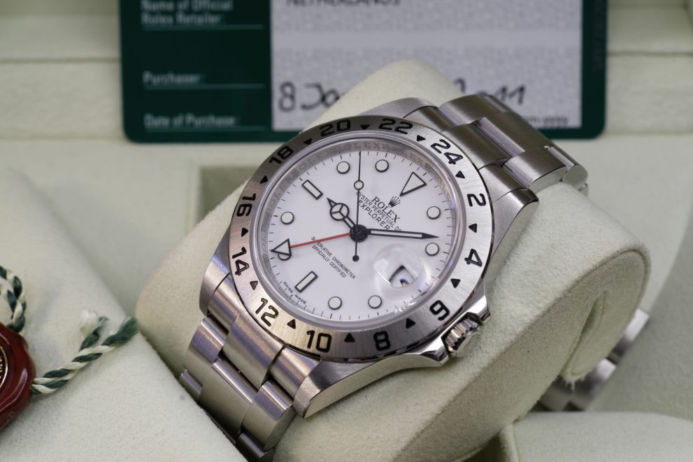 Rolex Explorer II Polar Cal. 3186 RRR card Full set b/p - Like mint